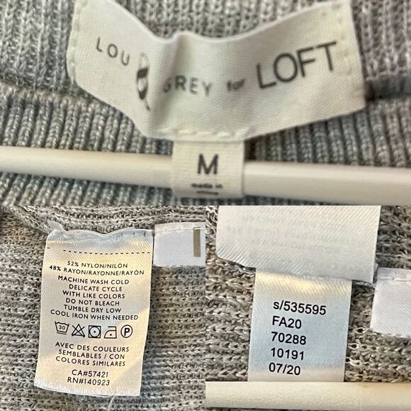 Lou & Grey for LOFT Crewneck Sweater | Twist Front - Picture 8 of 8